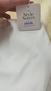 DEFECT | Calista Co-ord Overlap Skorts in White in S DEFECT | Calista Co-ord Overlap Skorts in White in S