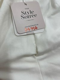 DEFECT | Layna Laced Up Petite Romper Dress in White in XXS