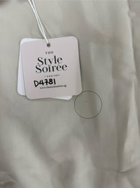 DEFECT | Tenya Tie Bustier Midaxi Dress in Oat in L