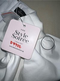 DEFECT | Celeste Co-ord Puffy Sleeve Top in White in XS