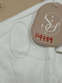 DEFECT | Catarina Co-ord Belted Blazer in White in S DEFECT | Catarina Co-ord Belted Blazer in White in S