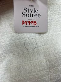 DEFECT | Tina Tweed Dress in Cream White in M