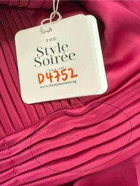 DEFECT | Promise Pleat Halter Top in Magenta in XS