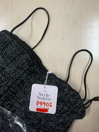 DEFECT | Teania Tweed Romper Dress in Black x White in S DEFECT | Teania Tweed Romper Dress in Black x White in S