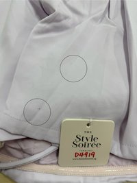 DEFECT | Rina Ribbon Romper Dress in Lilac in S DEFECT | Rina Ribbon Romper Dress in Lilac in S