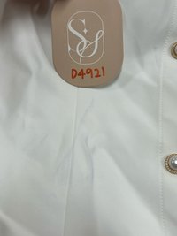 DEFECT | Pearie Pearl Romper Dress V2 in White in M DEFECT | Pearie Pearl Romper Dress V2 in White in M