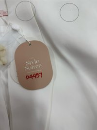 DEFECT | Catarina Co-ord Belted Blazer in White in XS DEFECT | Catarina Co-ord Belted Blazer in White in XS