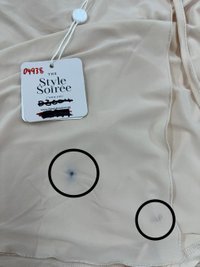 DEFECT | Rin Ribbon Co-ord Skorts in Cream Nude in XXS