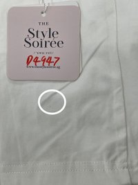 DEFECT | Raquel Ruched Co-ord Skirt in White in XS DEFECT | Raquel Ruched Co-ord Skirt in White in XS