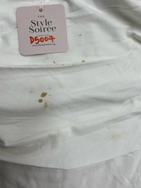 DEFECT | Rowena Ruched Sleeved Top in White in M