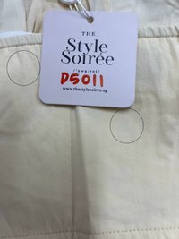 DEFECT | Cayla Co-ord Top in Light Yellow in XS DEFECT | Cayla Co-ord Top in Light Yellow in XS