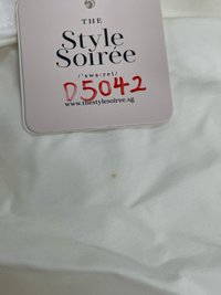 DEFECT | Tanrine Toga Midaxi in White in XS DEFECT | Tanrine Toga Midaxi in White in XS