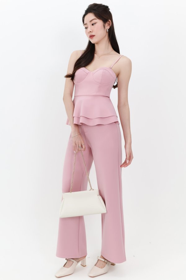 DEFECT | Candice Co-ord Bustier Top in Pink in M