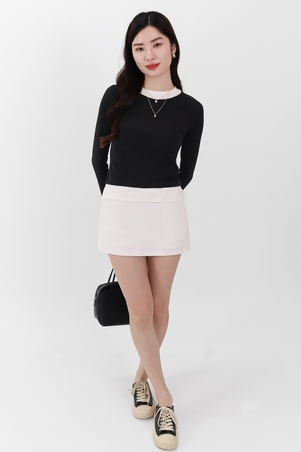 DEFECT | Chiara Co-ord Skorts in White in XL
