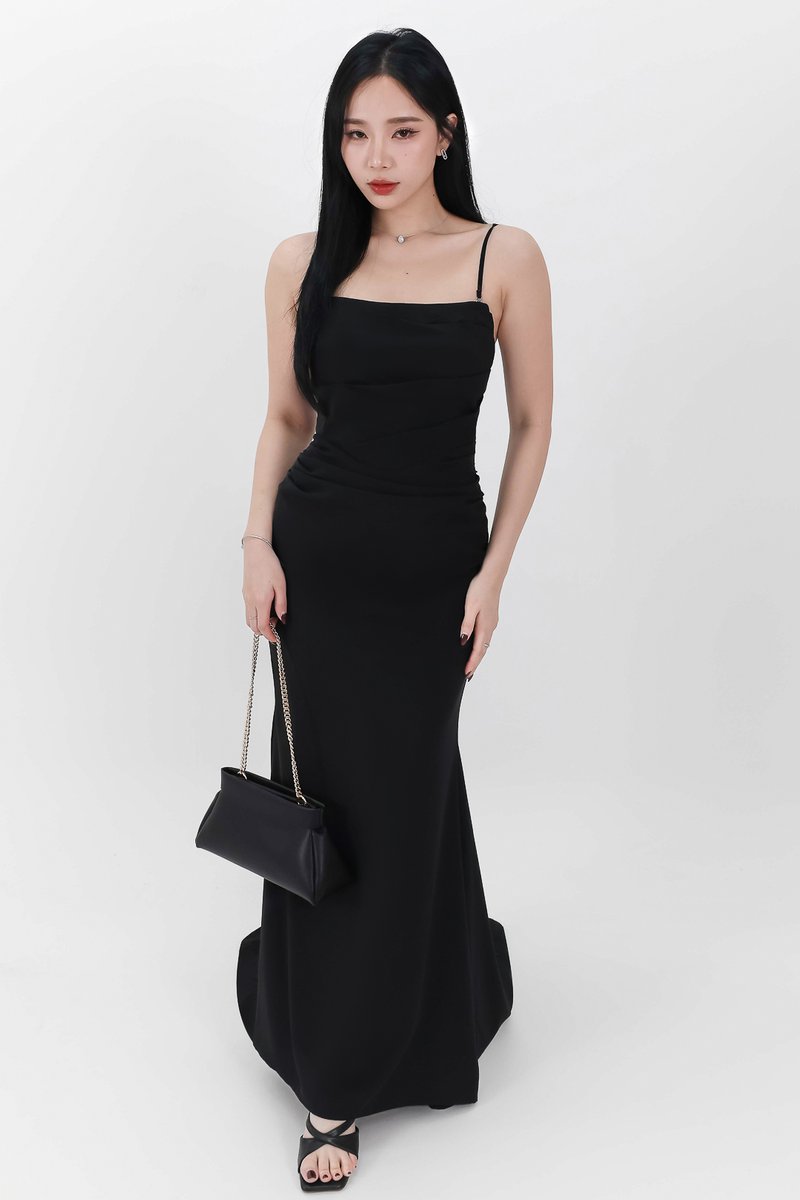 Occasion Maxi Dress in Black