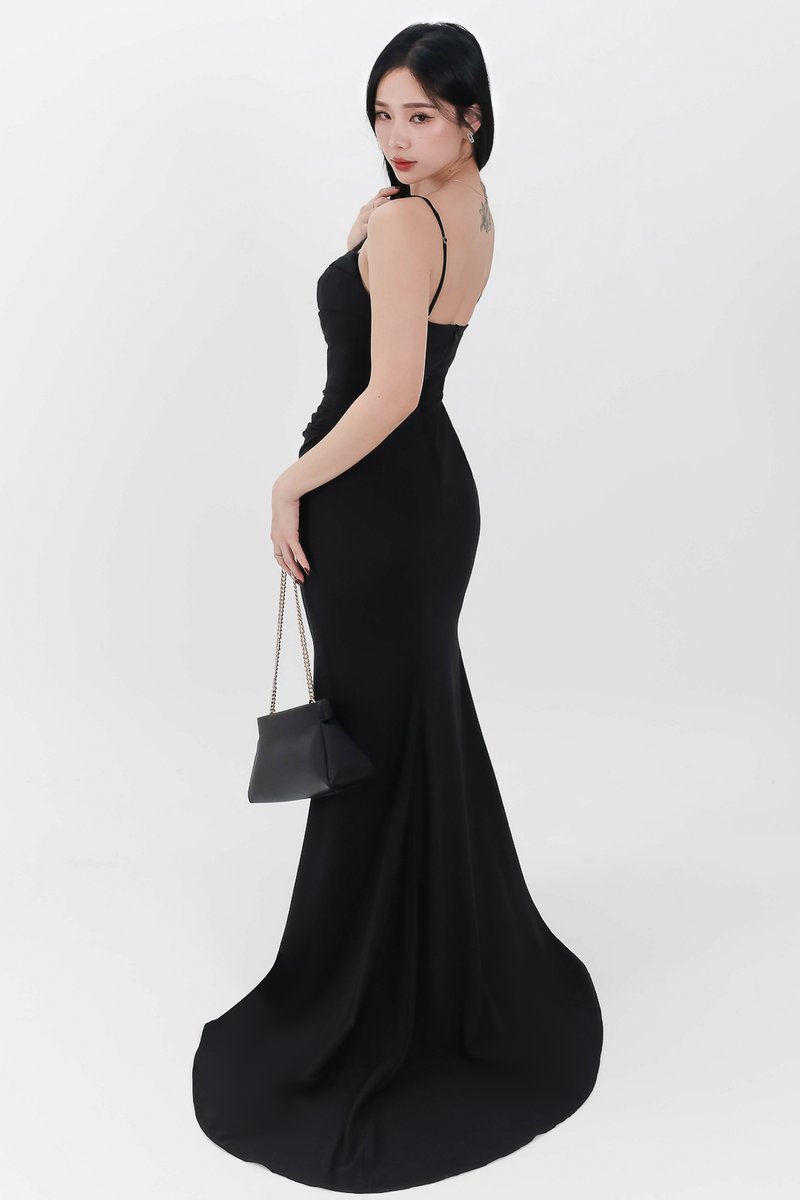 Occasion Maxi Dress in Black