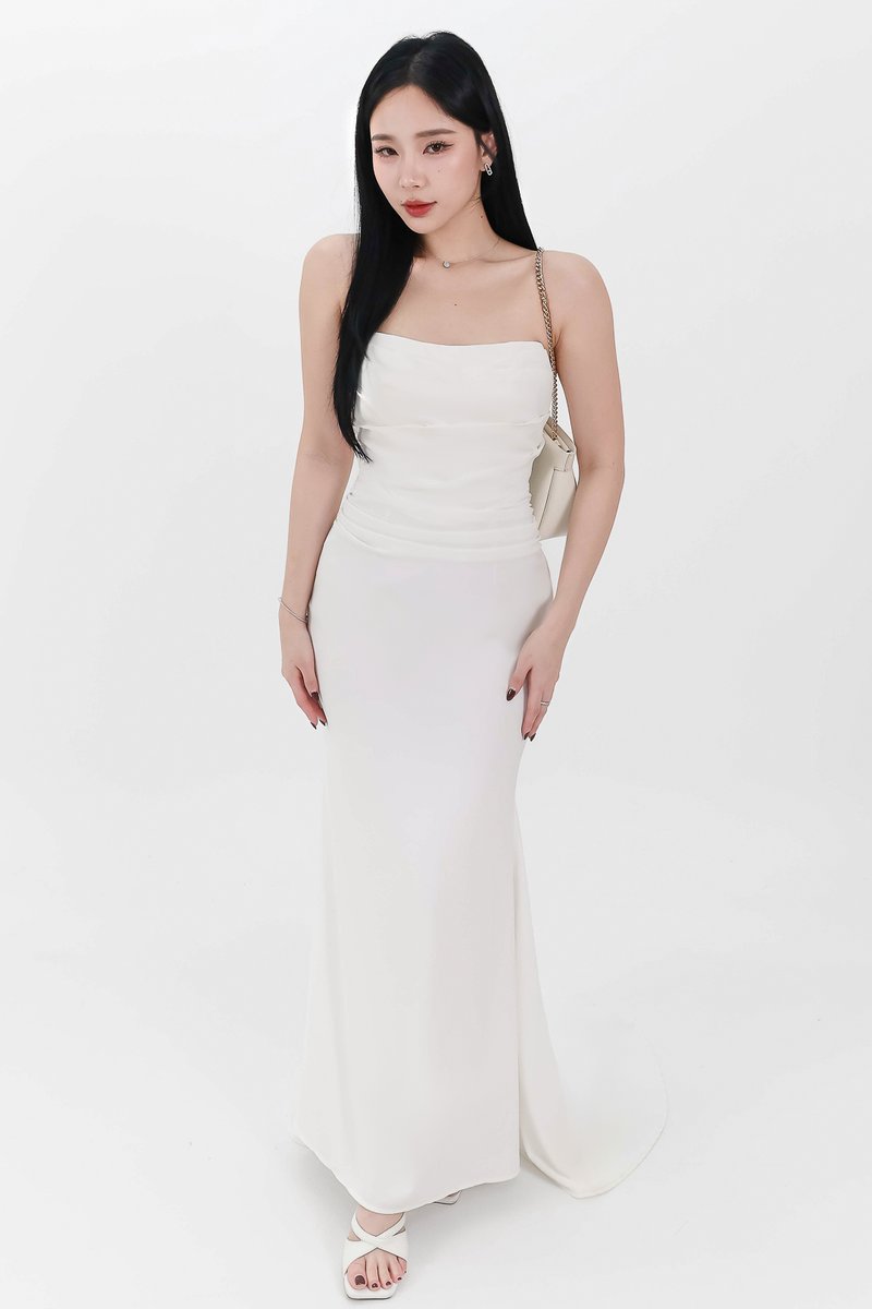Occasion Maxi Dress in White