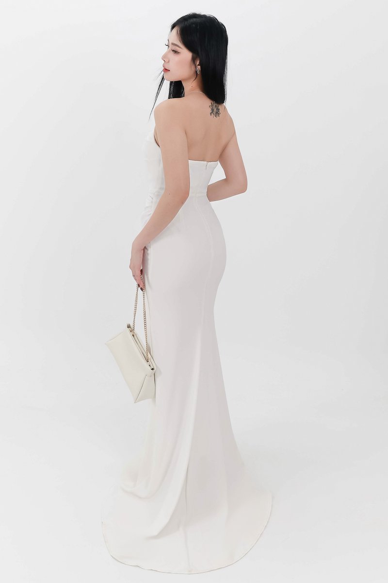 Occasion Maxi Dress in White