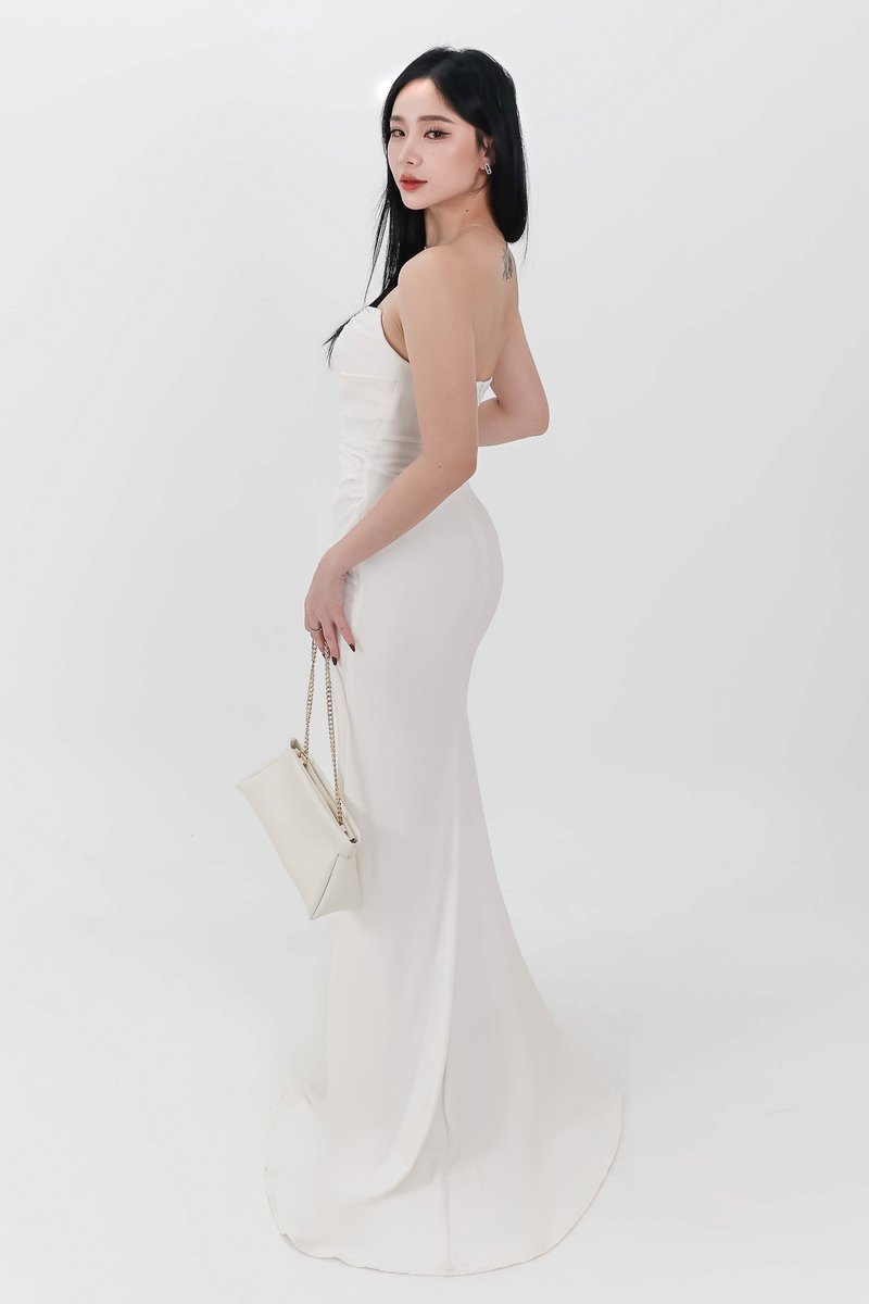 Occasion Maxi Dress in White