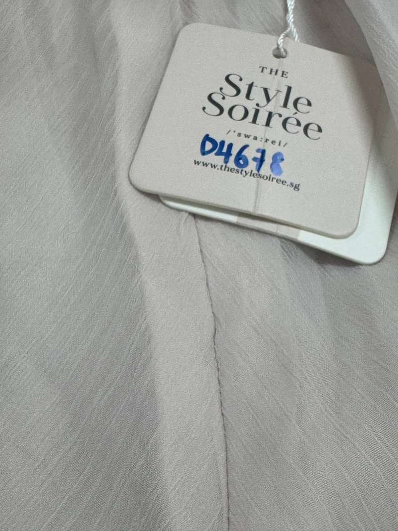 DEFECT | Ceda Chiffon Midaxi Skirt in Soft Lilac Pink in L