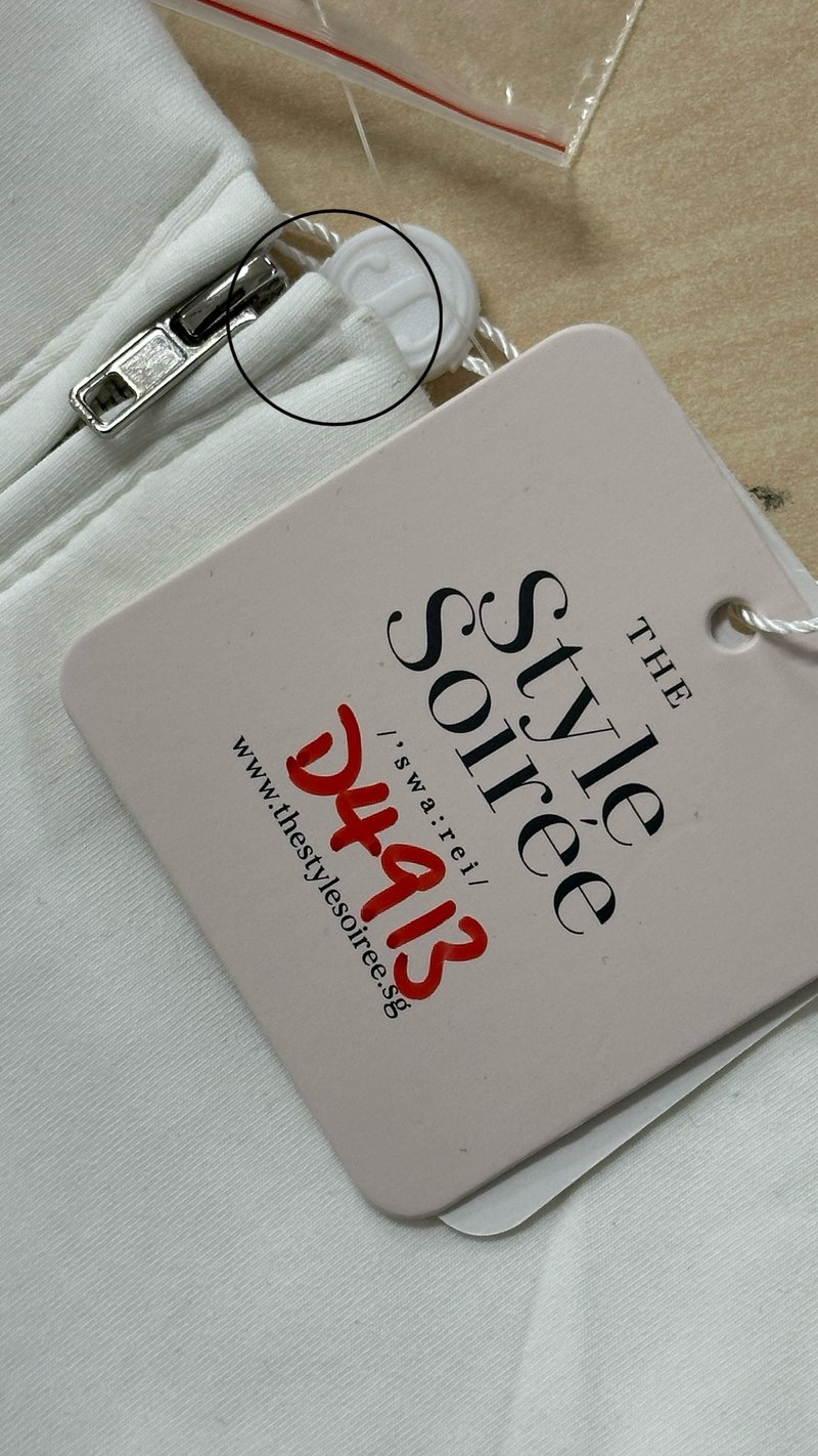 DEFECT | Celeste Co-ord Puffy Sleeve Top in White in S