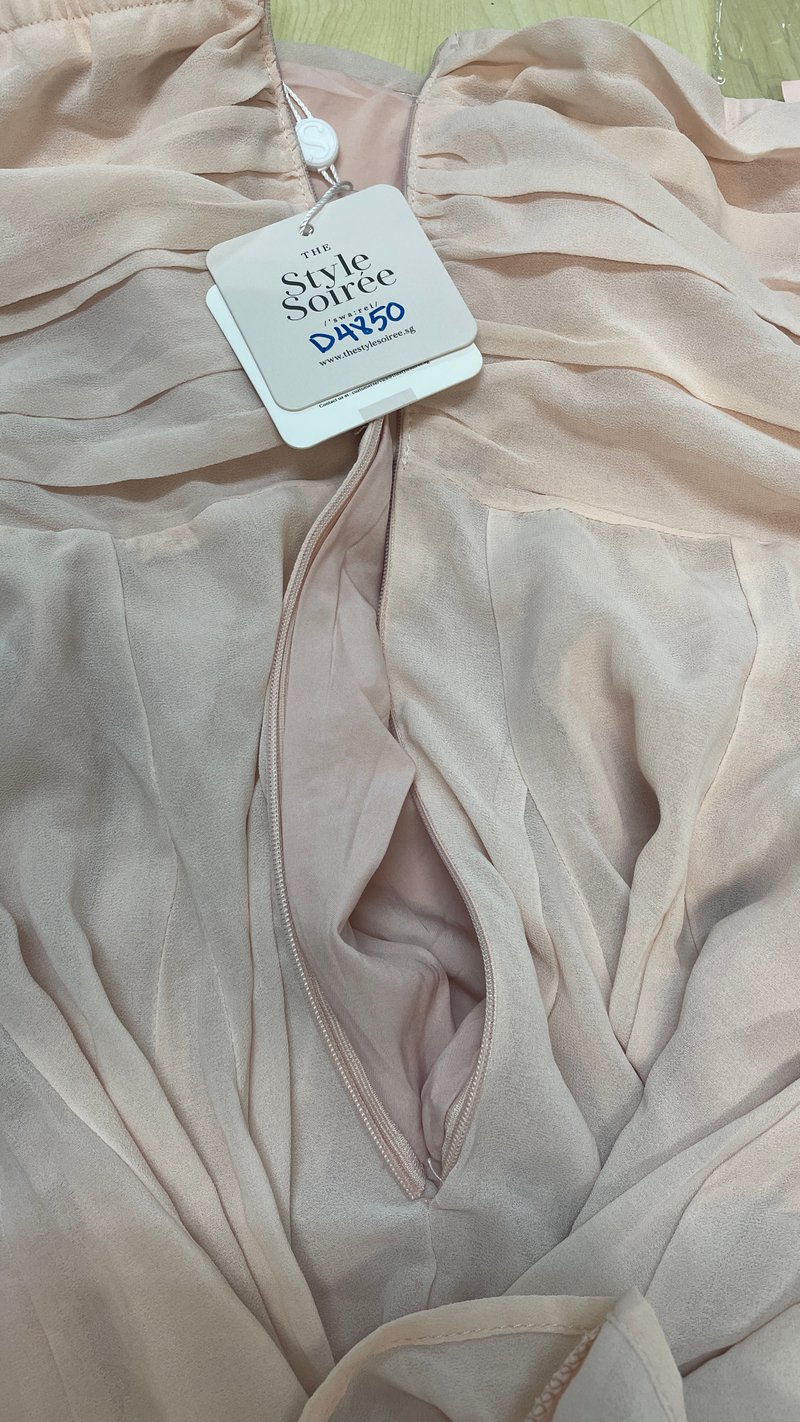 DEFECT | Sorella Sash Maxi in Light Pink in S