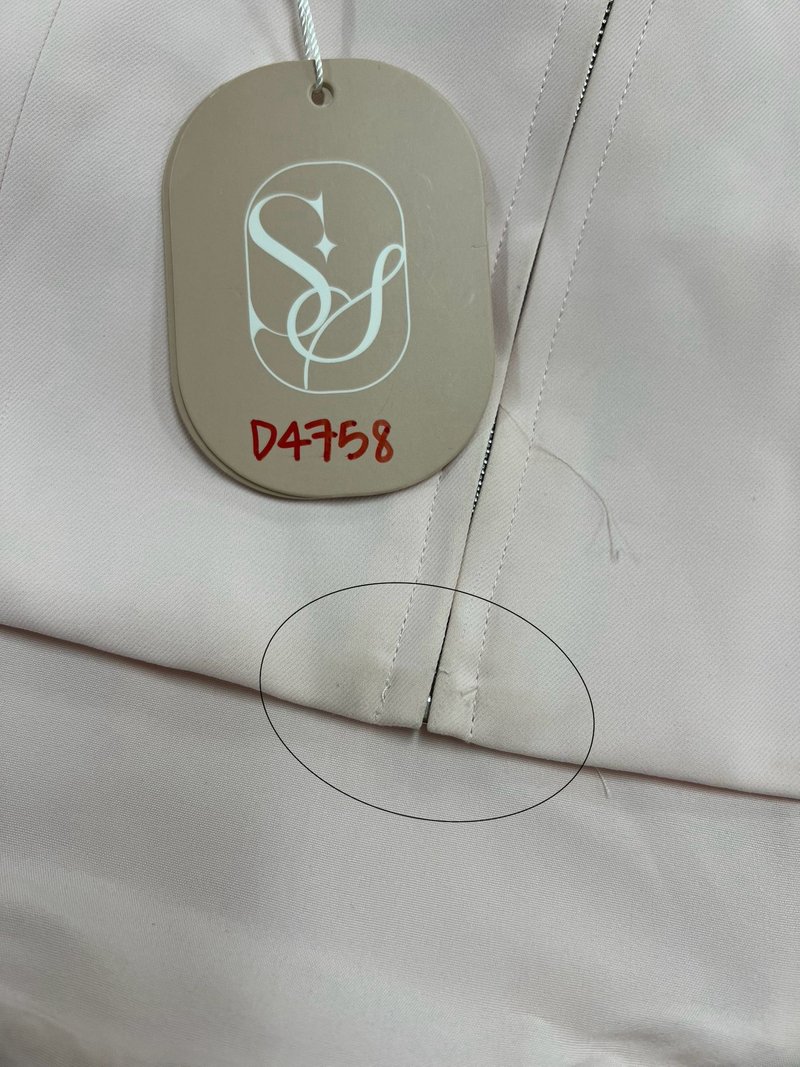 DEFECT | Bernice Bustier Corset Top in Pastel Pink in L