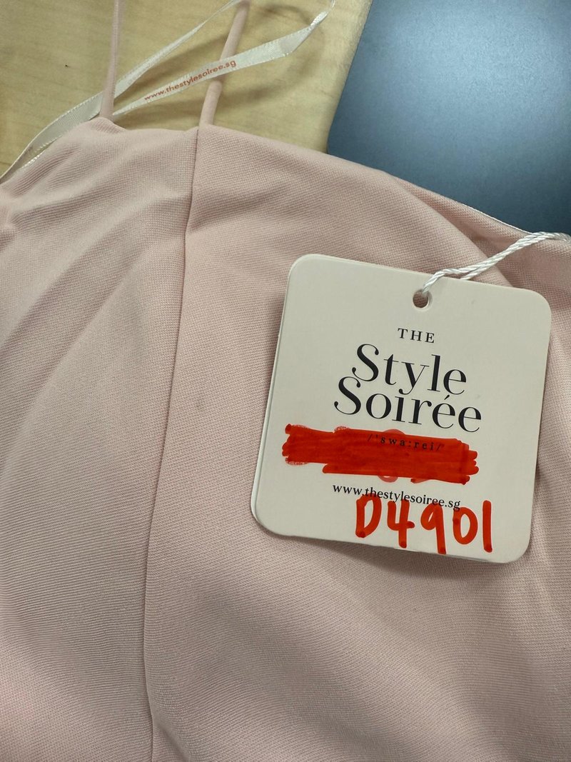 DEFECT | Pristy Pleat Bubble Hem Romper Dress in Pastel Pink in XS