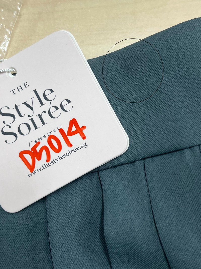 DEFECT | Faye Flutter Pleat Co-ord Skorts in Muted Forest in XS