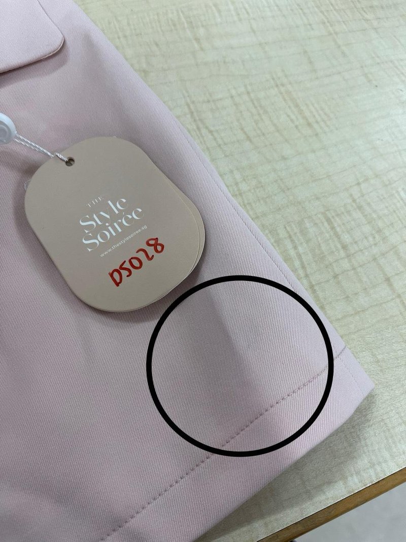 DEFECT | Pearie Pearl Romper Dress V2 in Pastel Pink in S