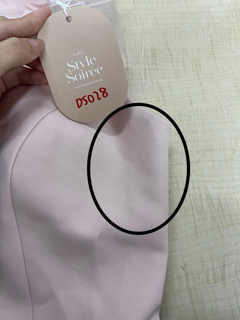 DEFECT | Pearie Pearl Romper Dress V2 in Pastel Pink in S