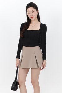 RESTOCKS | Chaerin Cardigan Top Set in Black
