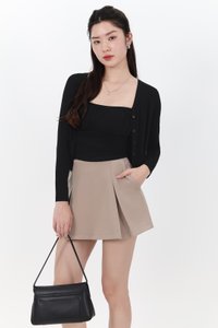 RESTOCKS | Chaerin Cardigan Top Set in Black