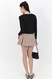 RESTOCKS | Chaerin Cardigan Top Set in Black