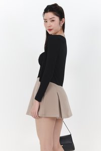 RESTOCKS | Chaerin Cardigan Top Set in Black