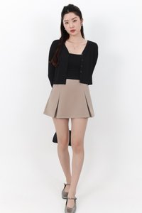 Fanny Flare Skorts in Soft Brown