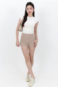 Rene Ruched Tee in White