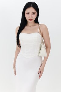 RESTOCKS | Chelsea Co-ord Mesh Top in White