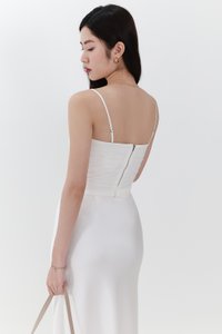 DEFECT | Chelsea Co-ord Mesh Top in White in M DEFECT | Chelsea Co-ord Mesh Top in White in M