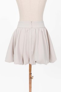Clarie Co-ord Bubble Skorts V2 in Greige