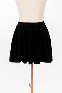 Carina Co-ord Pleated Skorts in Black