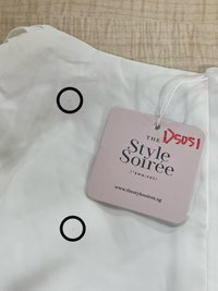 DEFECT | Caelie Chiffon Puffy Sleeve Top in White in M