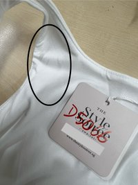 DEFECT | Rianne Ruched Midi Dress in White in XL