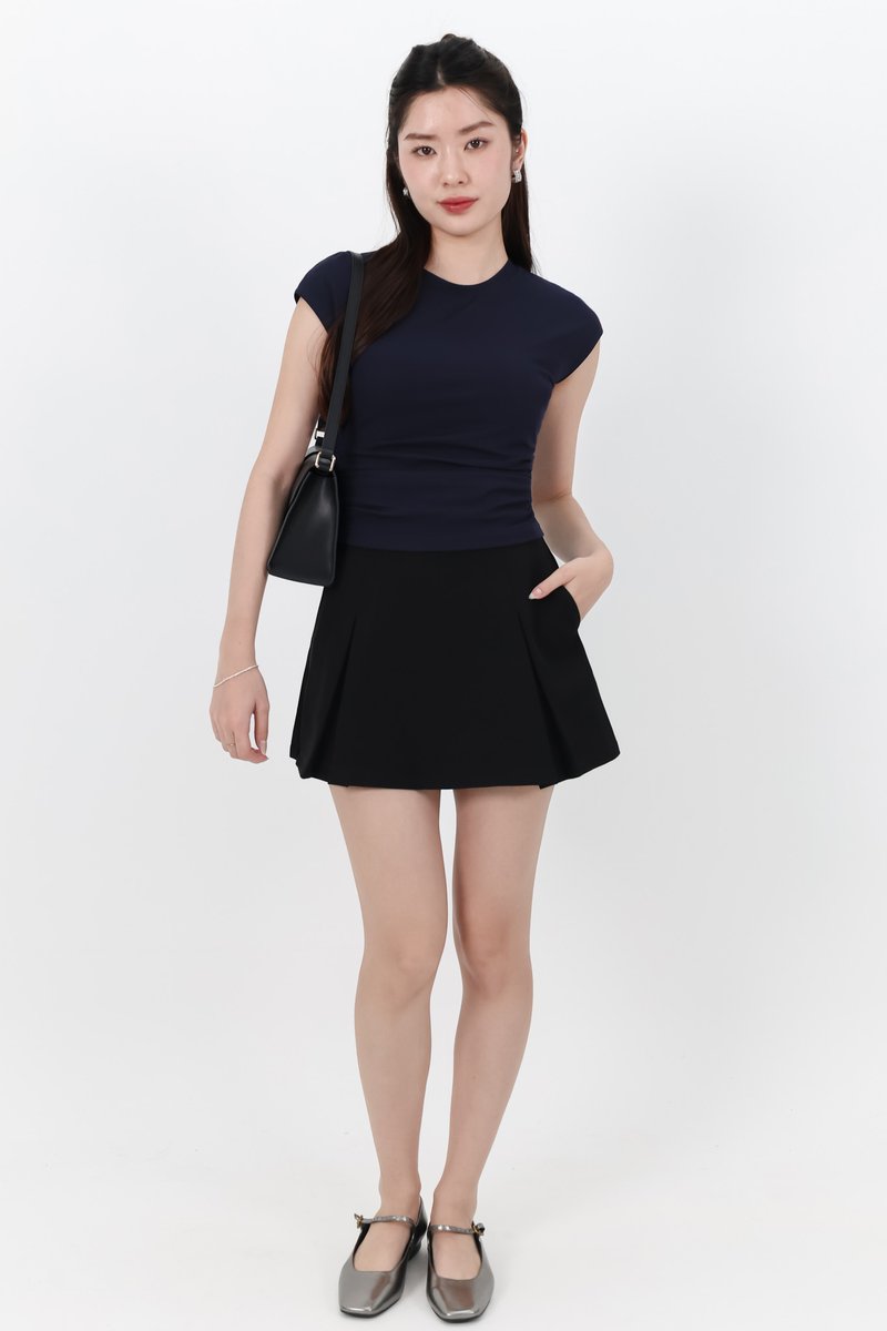 Fanny Flare Skorts in Black