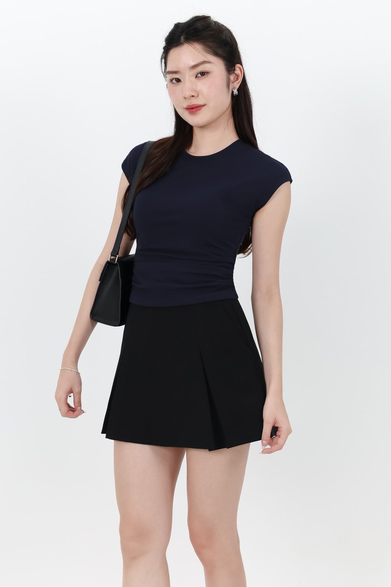 Fanny Flare Skorts in Black