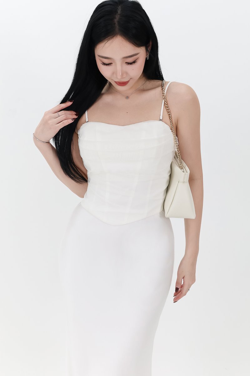 RESTOCKS | Chelsea Co-ord Mesh Top in White