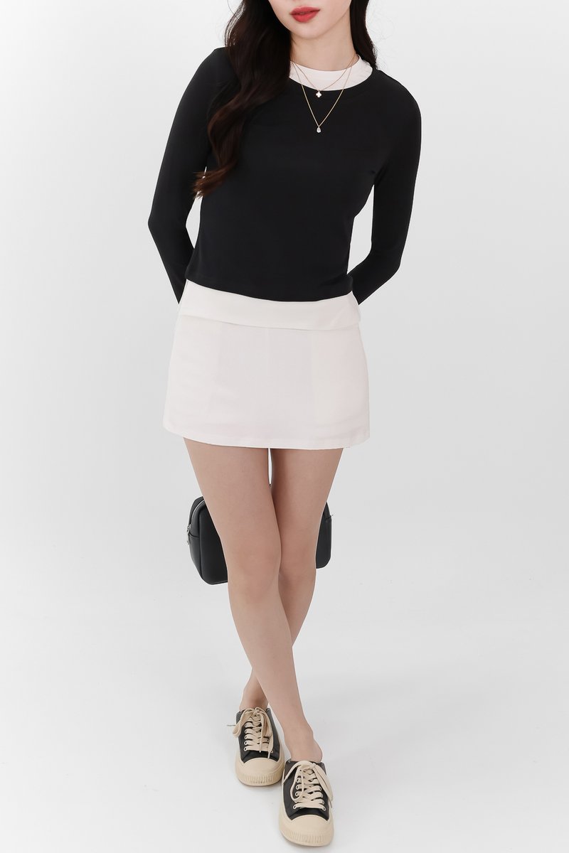 Chiara Co-ord Skorts in White
