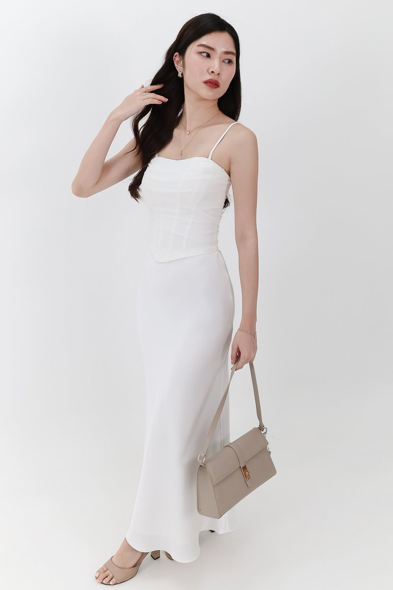RESTOCKS | Chelsea Co-ord Mesh Top in White