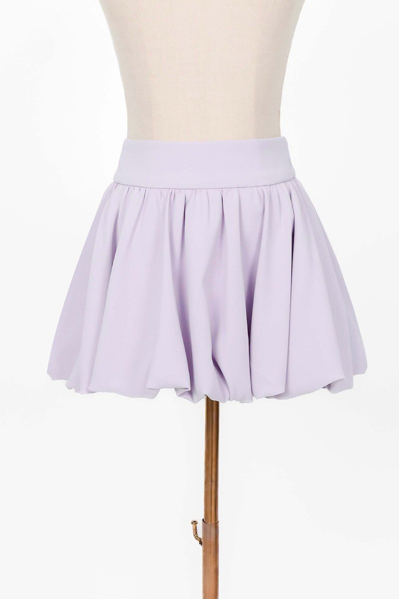 Clarie Co-ord Bubble Skorts V2 in Pastel Lilac