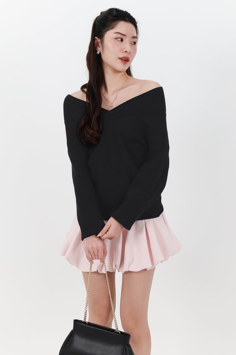 RESTOCKS | Clarie Co-ord Bubble Skorts V2 in Pastel Pink